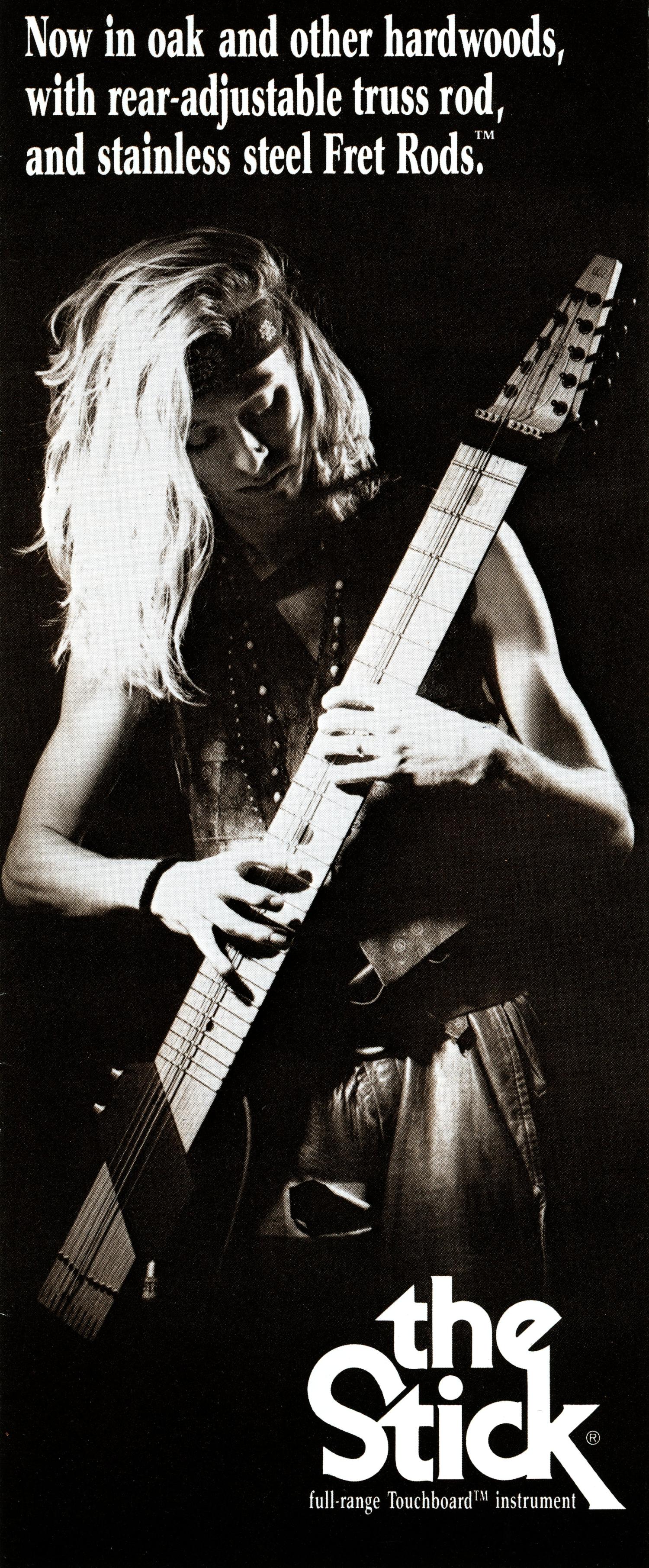 Stick promotional literature from the 90s