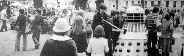 Chris's finest hour: steering a Dalek round London!