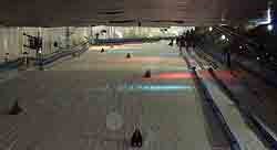 Tobogganing at the Snowdome